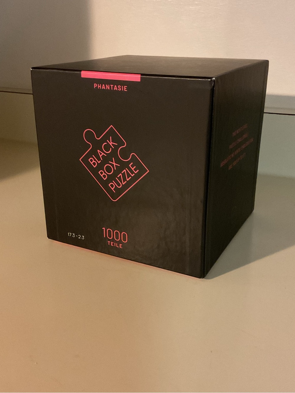 Challenging Phantasie Black Box Puzzle that has no picture